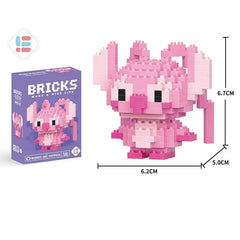 Disney Lilo & Stitch + Pikachu Micro Building Blocks Toy