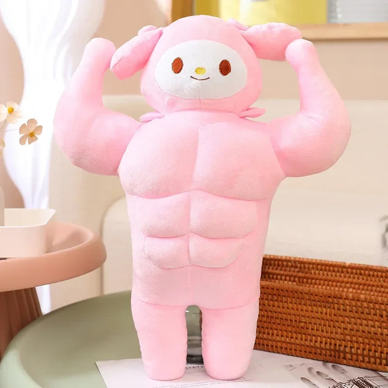 Sanrio Kawaii Hello Kitty Muscle Plush