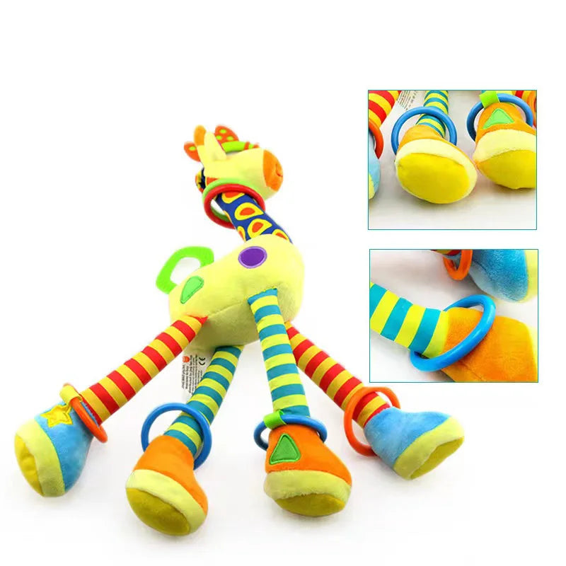 Soft Giraffe Baby Rattle