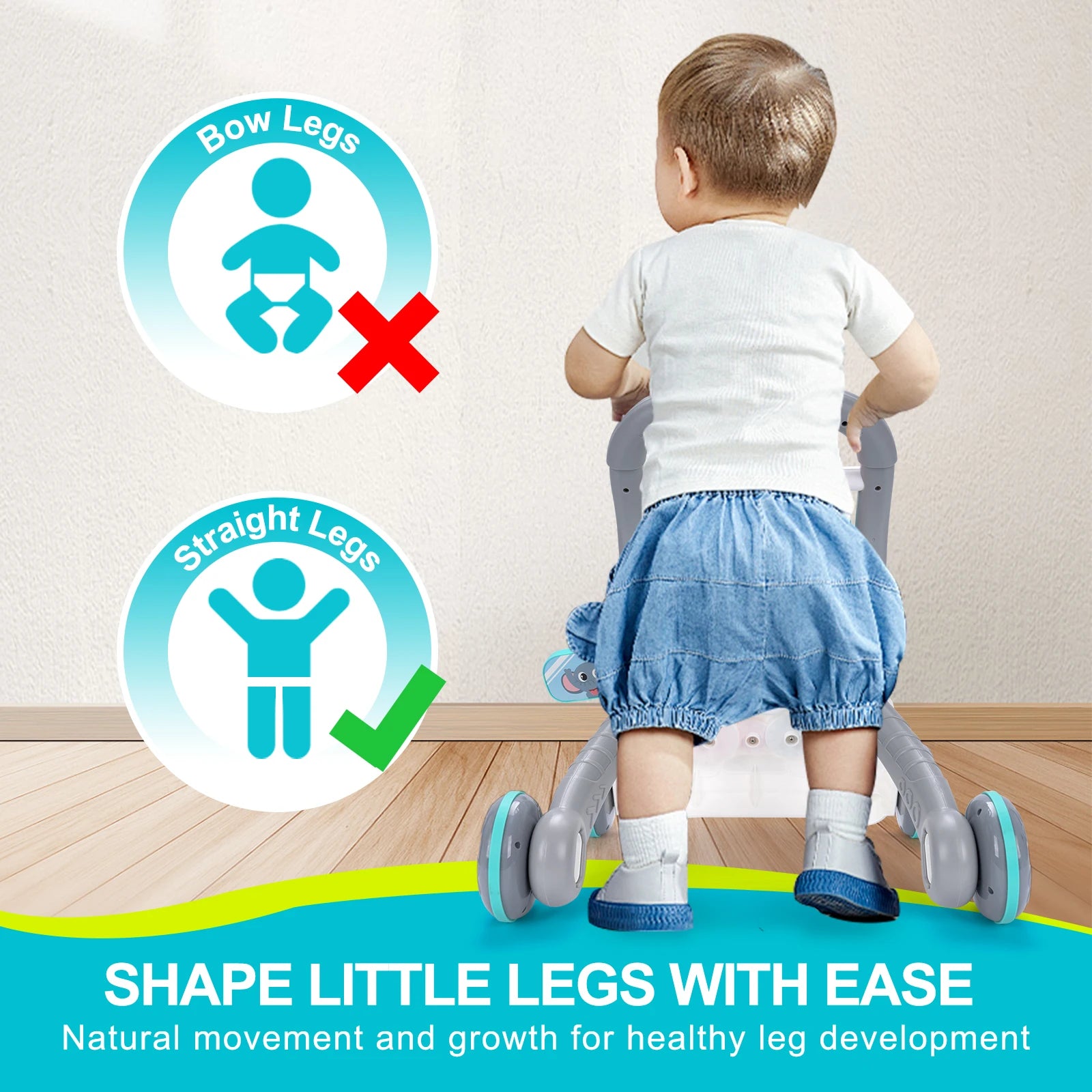AccessOfJoy Musical Baby Walker & Activity Center