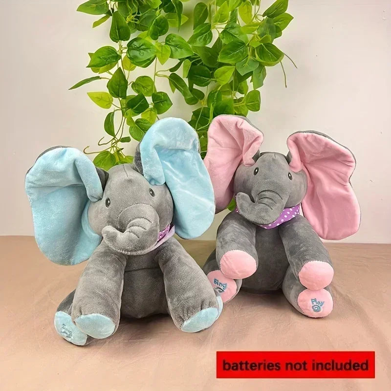 11.8" Interactive Plush Elephant Toy