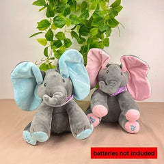 11.8" Interactive Plush Elephant Toy