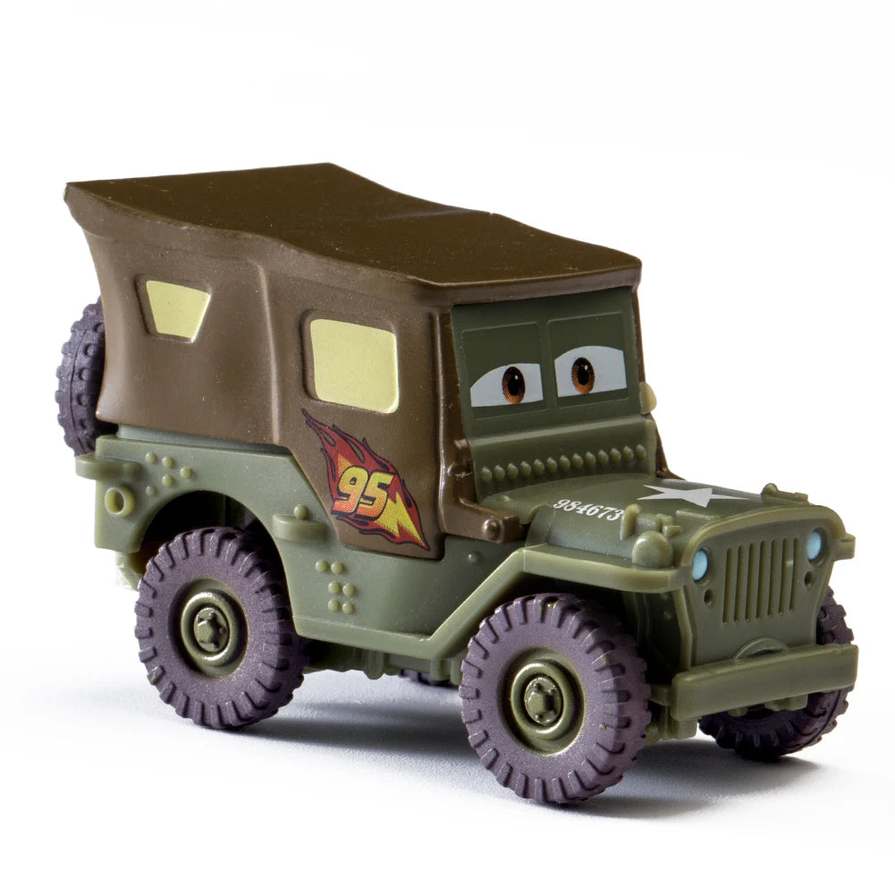 Cars Disney Pixar Lightning McQueen, Mater, Jackson Storm, The King 1:55 Metal Alloy Car Model Toy Gift for Kids