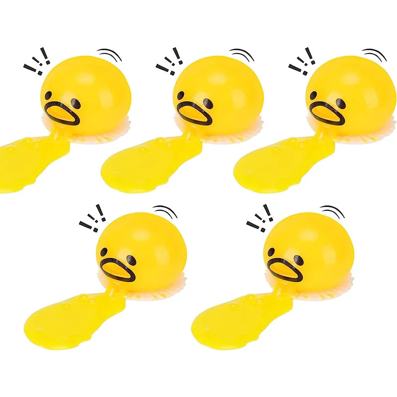 Sticky Vomiting Egg Yolk Toy