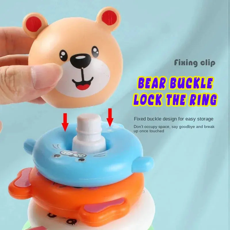 Colorful Ring Stacking Toy for Toddlers