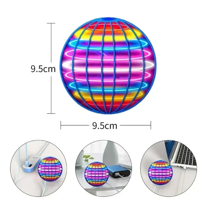 Flying Spinner Boomerang Ball with LED Lights