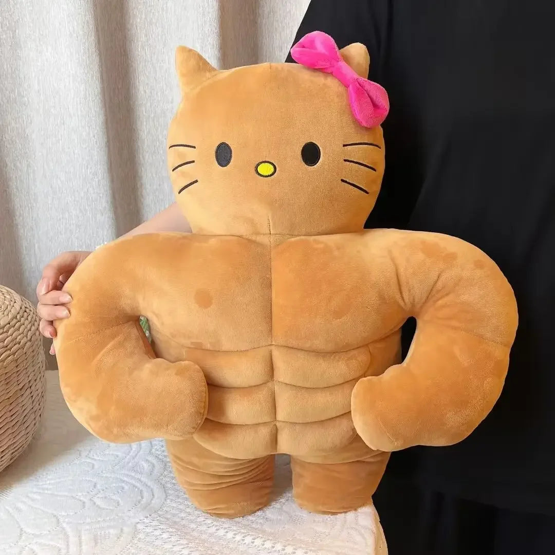 Sanrio Kawaii Hello Kitty Muscle Plush