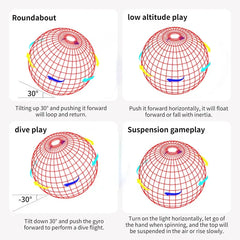 Flying Spinner Boomerang Ball with LED Lights