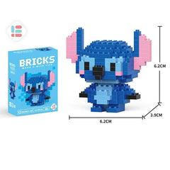 Disney Lilo & Stitch + Pikachu Micro Building Blocks Toy