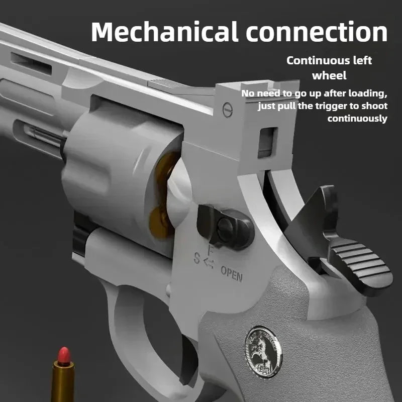 ZP5 357 Revolver Soft Dart Toy Gun for Outdoor CS Game