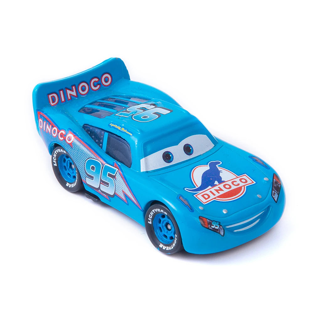 Cars Disney Pixar Lightning McQueen, Mater, Jackson Storm, The King 1:55 Metal Alloy Car Model Toy Gift for Kids