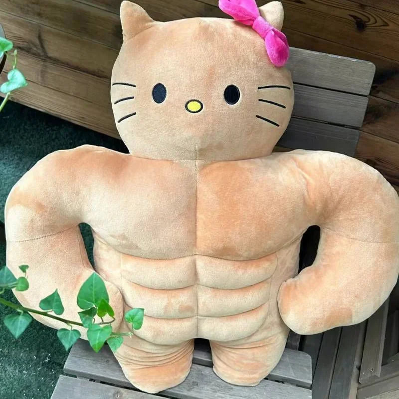Sanrio Kawaii Hello Kitty Muscle Plush