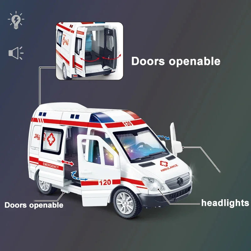 1:32 Mini Diecast Emergency Vehicles
