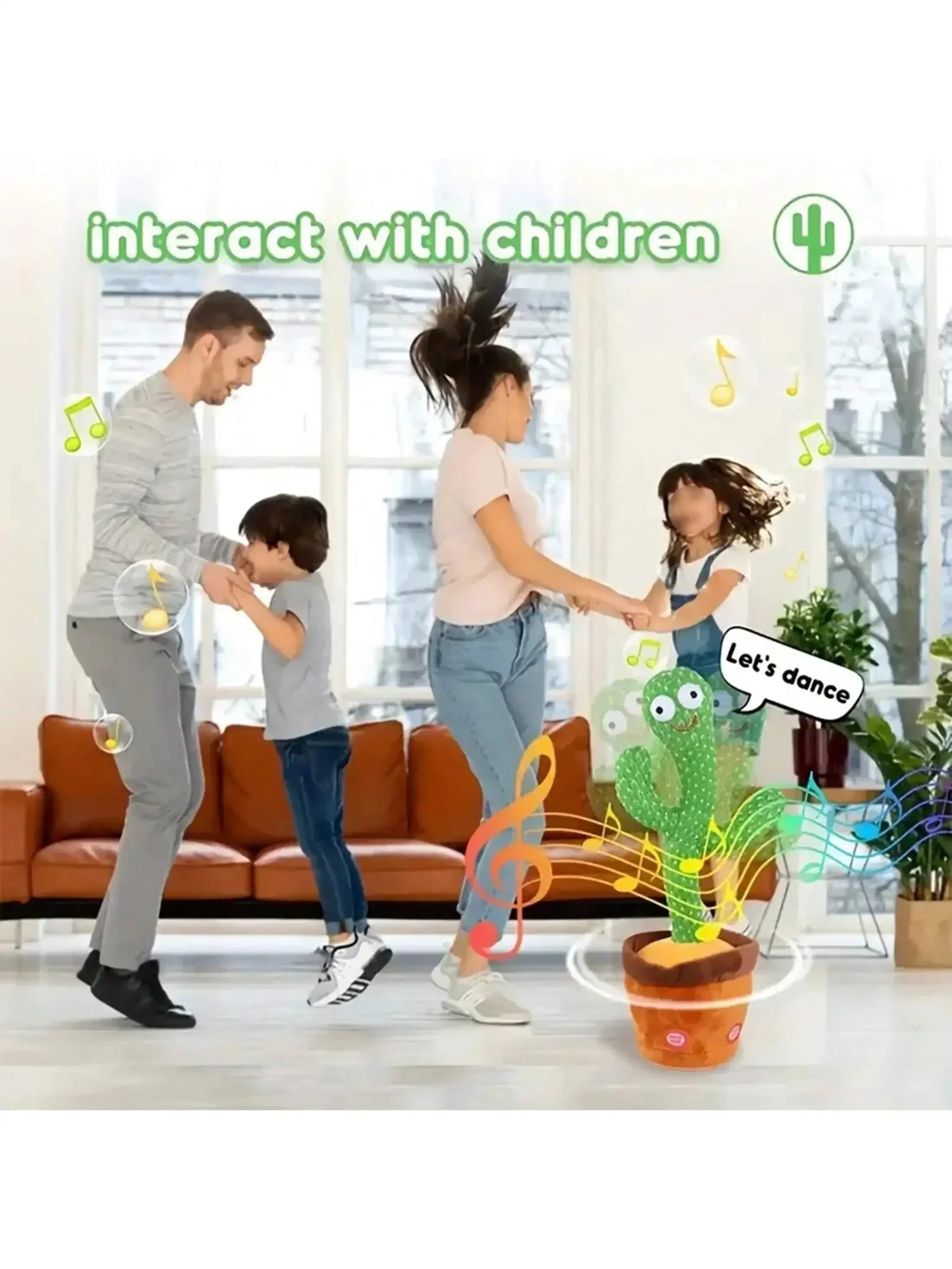 Rechargeable Talking Cactus Toy