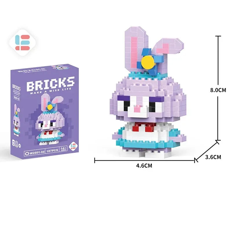 Disney Lilo & Stitch + Pikachu Micro Building Blocks Toy