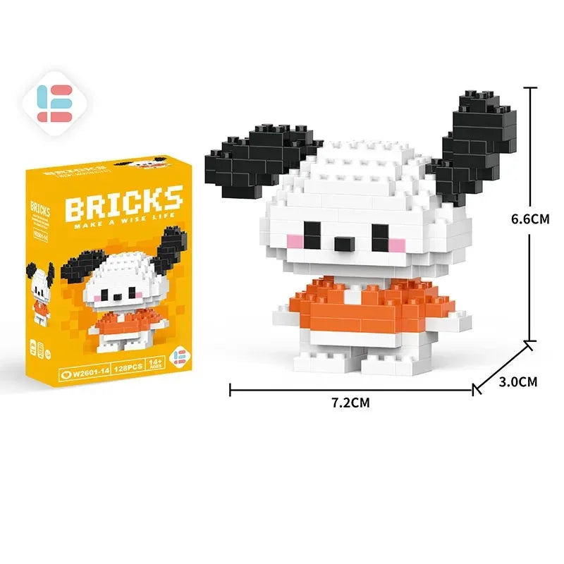 Disney Lilo & Stitch + Pikachu Micro Building Blocks Toy