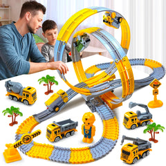 Electric Magic Climbing Track Car Toy Set