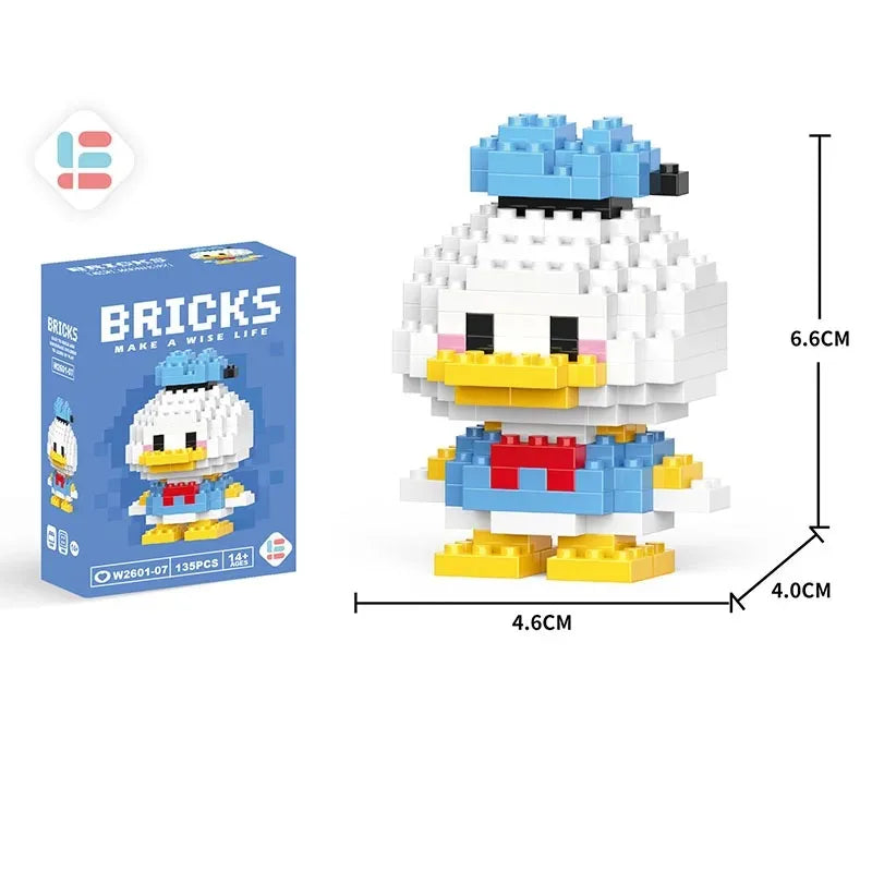 Disney Lilo & Stitch + Pikachu Micro Building Blocks Toy