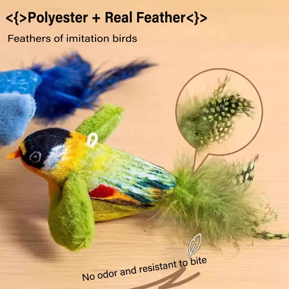 AccessOfJoy Realistic Bird Cat Toy