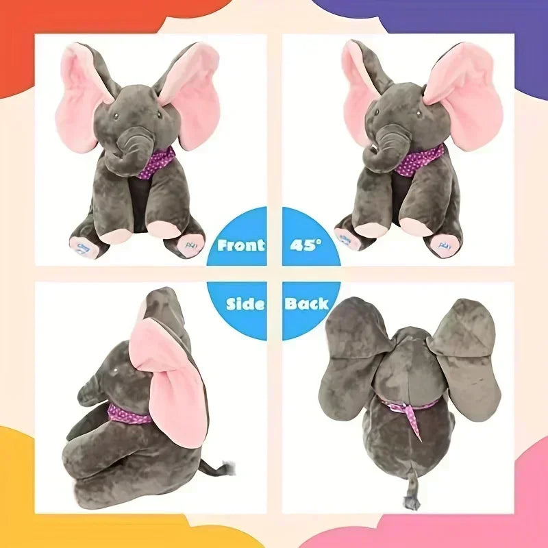 11.8" Interactive Plush Elephant Toy